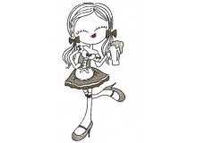 Stickdatei - Bayrisches Mädel 6